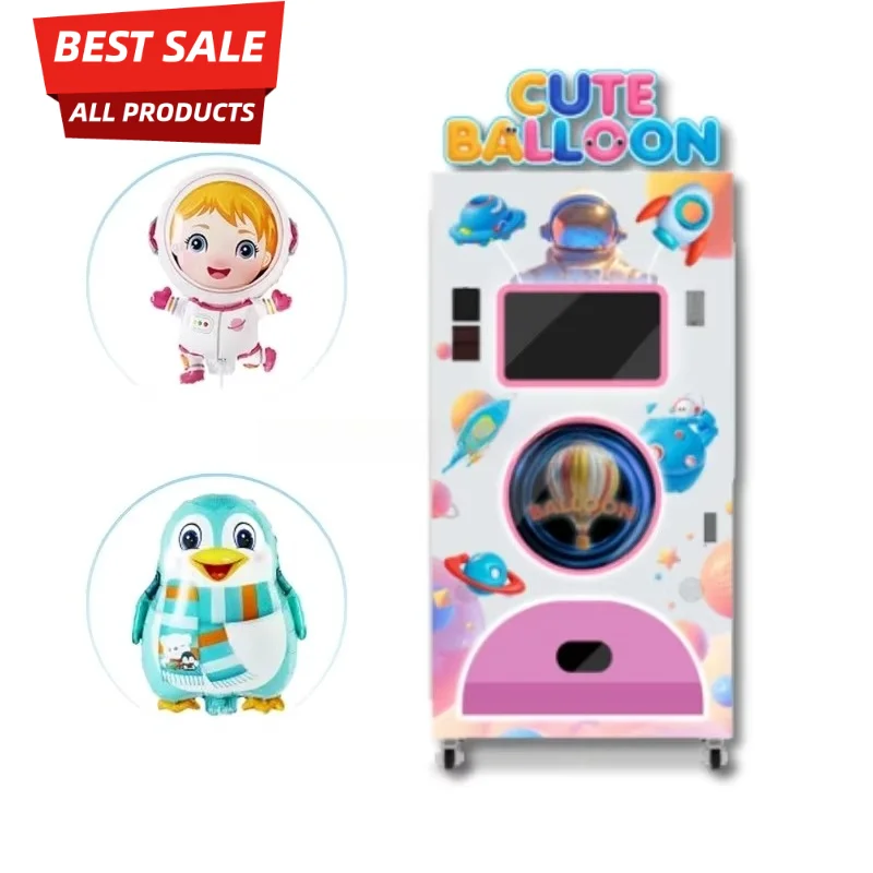 Manufacture Easy Operate Electric Customized Logo Commercial Automatic Balloon Vending Machine For Hotel For Mall