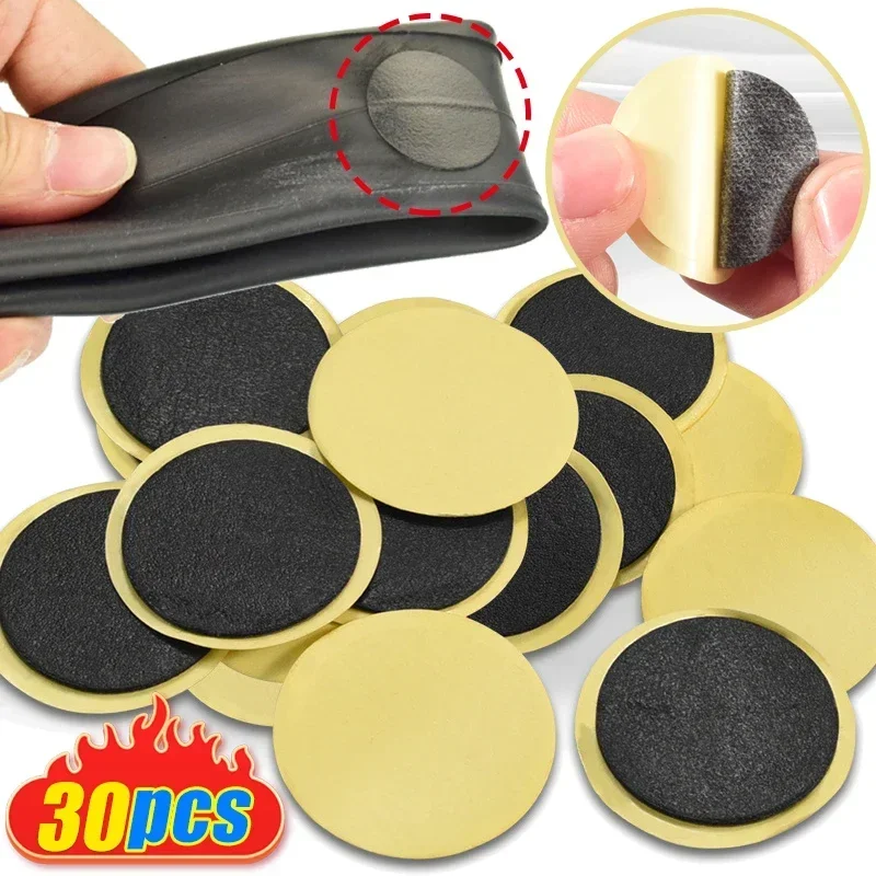 1-50Pcs Tire Repair Patches Car Motorcycle Bike Tire Repair Tools Glue-free Protection Adhesive Quick Drying Bicycle Tyre Patch view 2