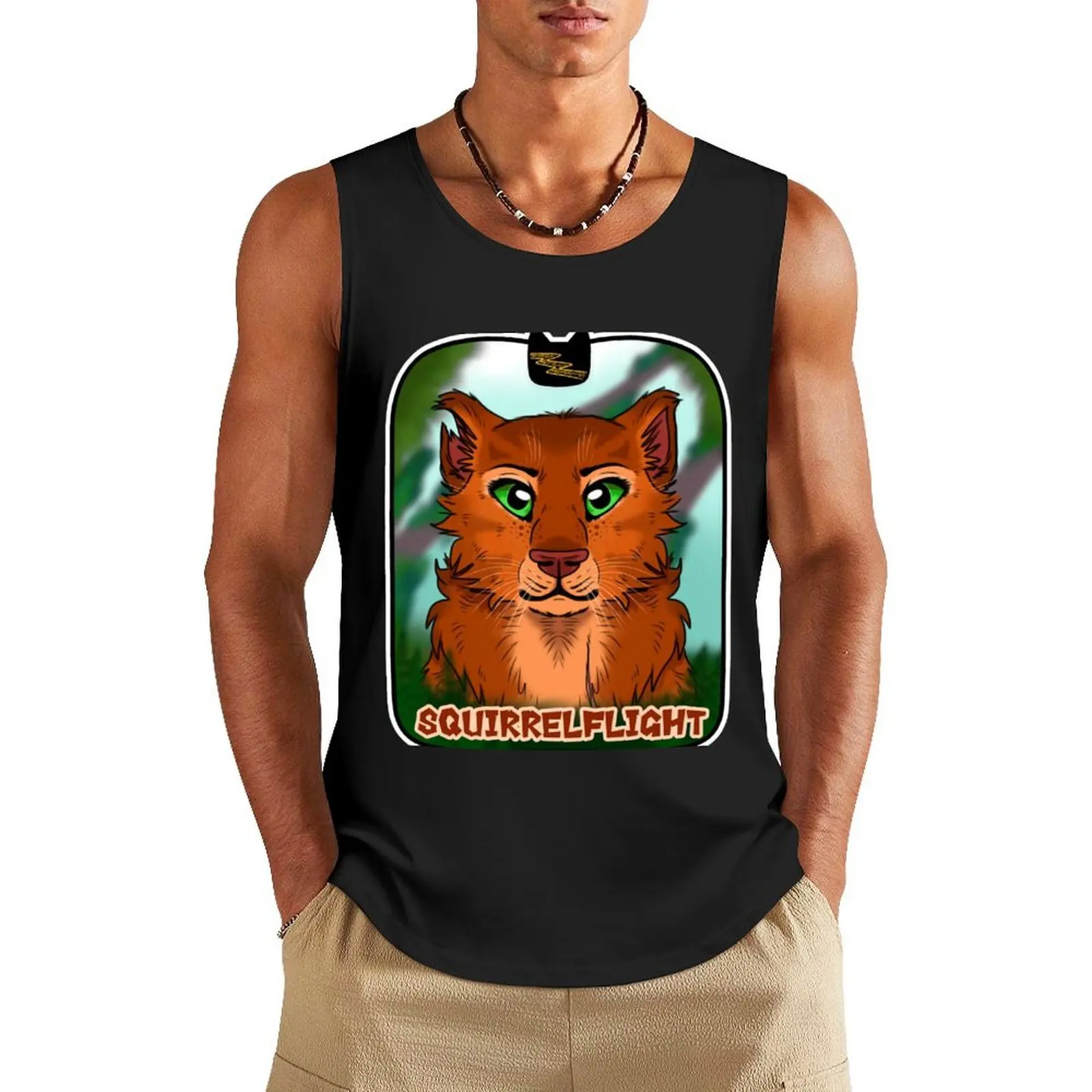 

Squirrelflight Tank Top Sleeveless men Men's clothing brands training weight vest
