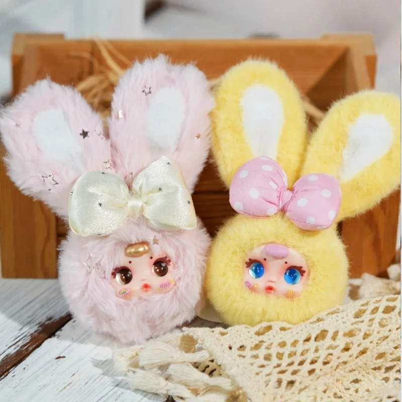 

Lovely Mm Toffee Rabbit V2 Plush Vinyl Blind Box Key Chain Cute Bag Fashion Pendant Girl Birthday Gift