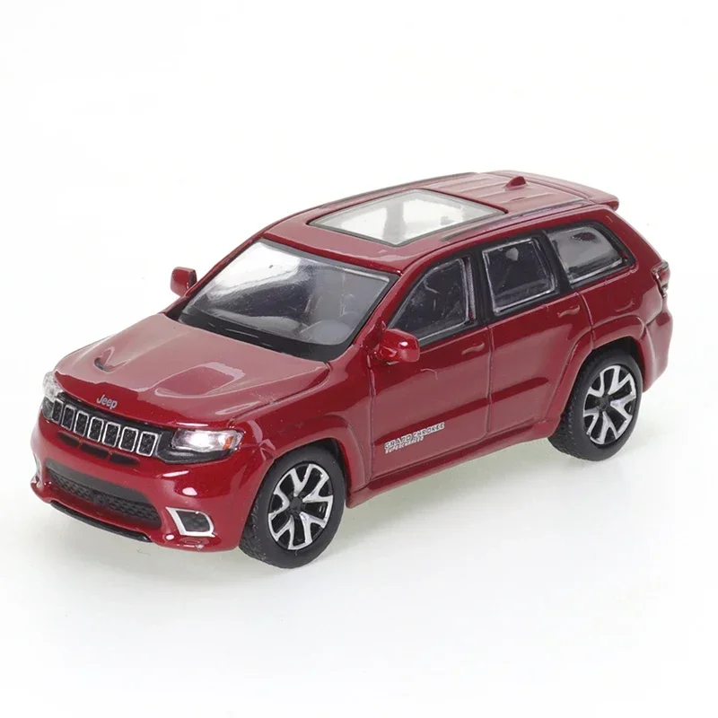 JKM 1/64 Jeep Grand Cherokee Trackhawk 2019 Series SUV Diecast Alloy Model Car Friends Gifts Collect Ornaments Kids Toys Boys