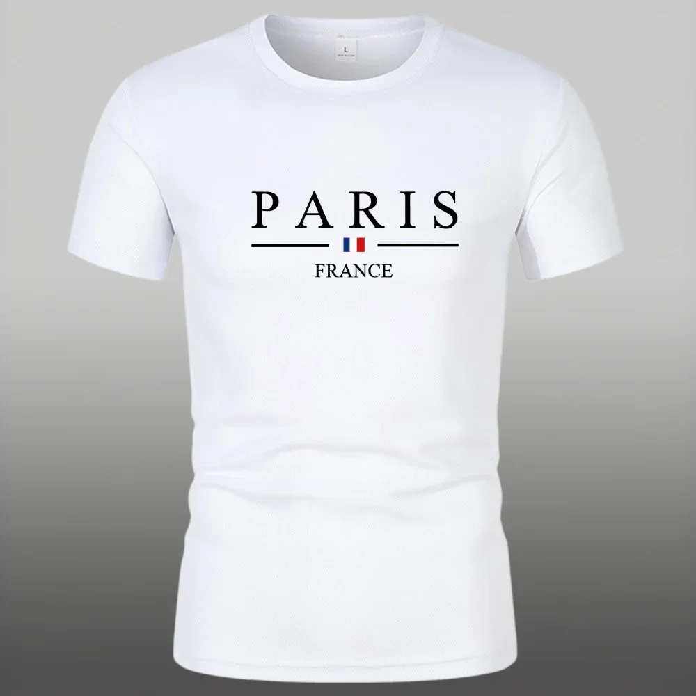 Men's Summer Exercise Trainning T-shirt High Quality Breathable Quick Dry Short Sleeved Top Marathon Gym Fitness Basketball Tees