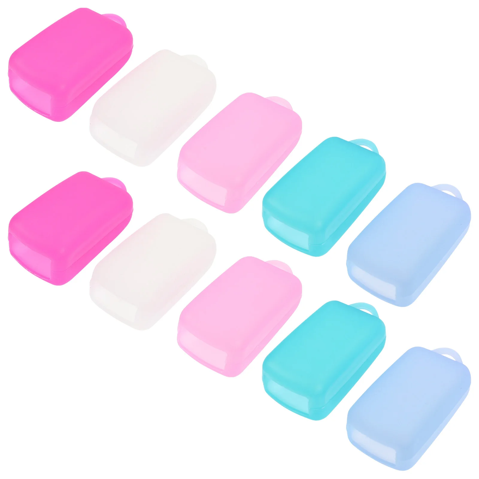 10Pcs Toothbrush Covers Silicone Protective Travel Caps Portable Dustproof Toothbrush Head Covers Cover Travel Case