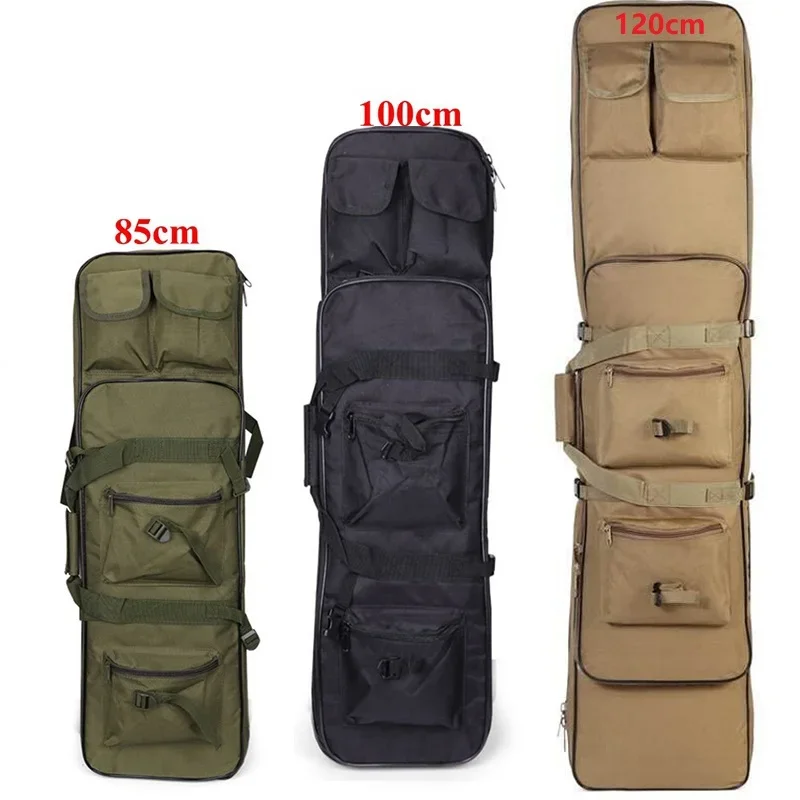 Tactical 85 100 120cm Gun Bag Nylon Backpack Case Rifle Bag Sniper Airsoft Shooting Carry Shoulder Bags For Hunting Accessories