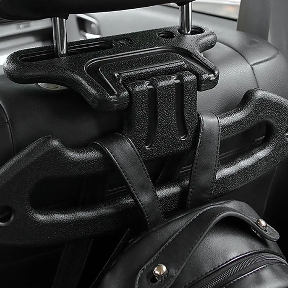 Durable Car Seat Back Clothes Rack Practical Multi-function Safety Handle Creative Coat Hanger