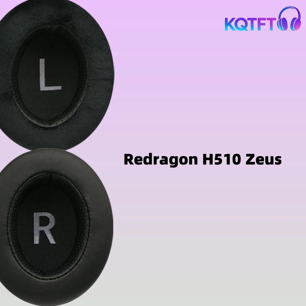 Replacement Ear Pads for Redragon H510 Zeus Parts Leather Cushion Velvet Earmuff Headset Sleeve Cover