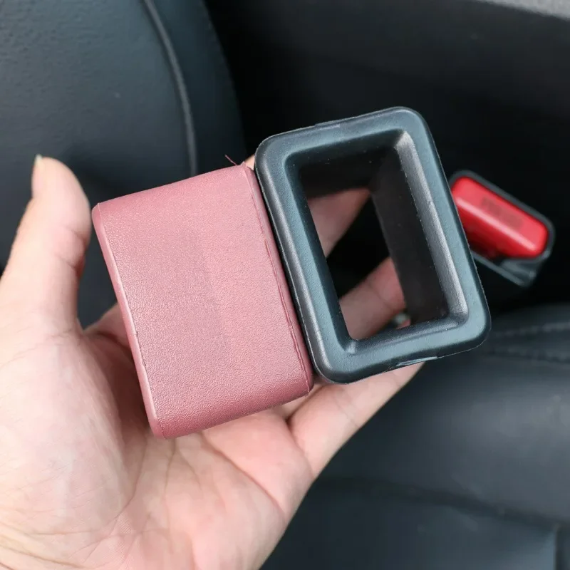 Car Seat Belt Buckle Cover Universal Car Safety Belt Anchor Socket EVA Anti-collision Protection Cover Car Interior Modification