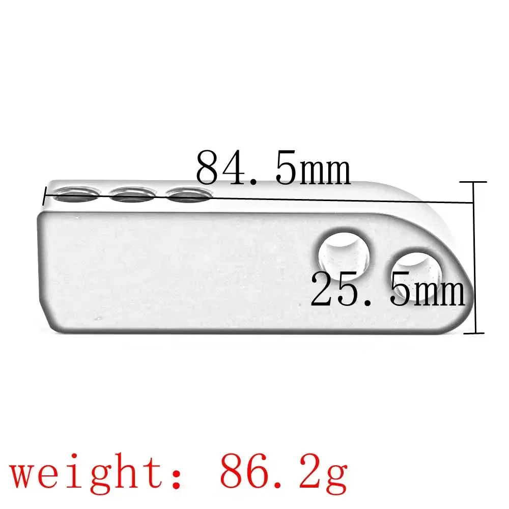Staffa di riposizionamento regolabile blocco estensione faro MEB9883 per Harley Dyna Street Bob Low Rider Sport Wide Glide 2006-2017