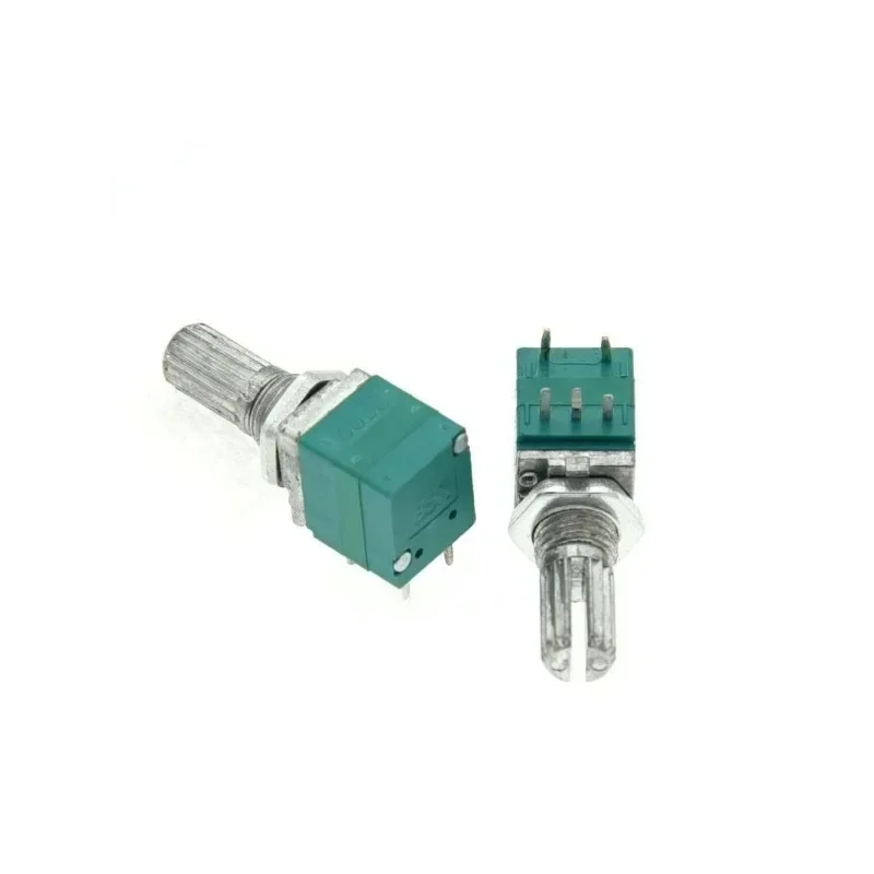 5PCS Single Potentiometer RV097NS B5K B10K B20K B50K B100K5 Foot with Switch
