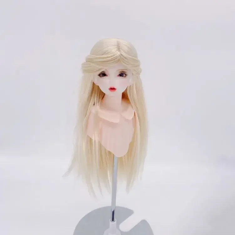 Doll Wig Long Straight Hair for 1/3 1/4 1/6 Bjd Doll,doll Accessories,You Can DIY Your Own Bangs and Hairstyle (straight/curly)