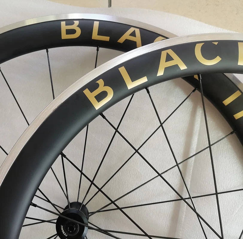 700c Width 23mm Carbon Road Bike Wheel 50mm Alloy Aluminum Brake Surface Personalized Custom Sticker Rim Brake Wheelset
