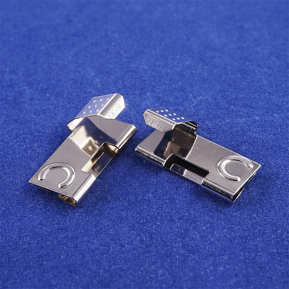 10 -100 Pairs Battery Clip A AA CR2 CR123A 18650 Spring Steel Nickel Plated Positive Negative Mate