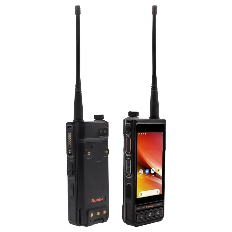 UNIWA UHF VHF Walkie Talkie Rugged Runbo E81 4G Smartphone Android 8.1 Waterproof Digital Radio 13MP 2500mAh 4.0" Cellphone NFC