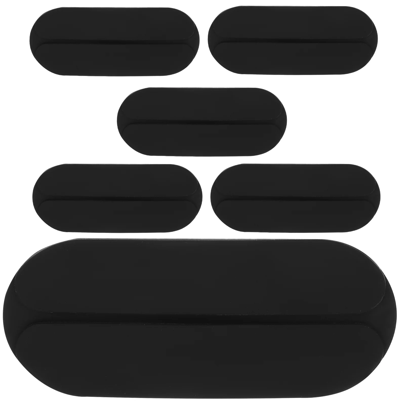 6pcs Mini Silicone Shoulder Pads Invisible Shoulder Strap Pads Non-slip Shoulder Strap Gasket Lingerie Shoulder Pads Anti-slip S