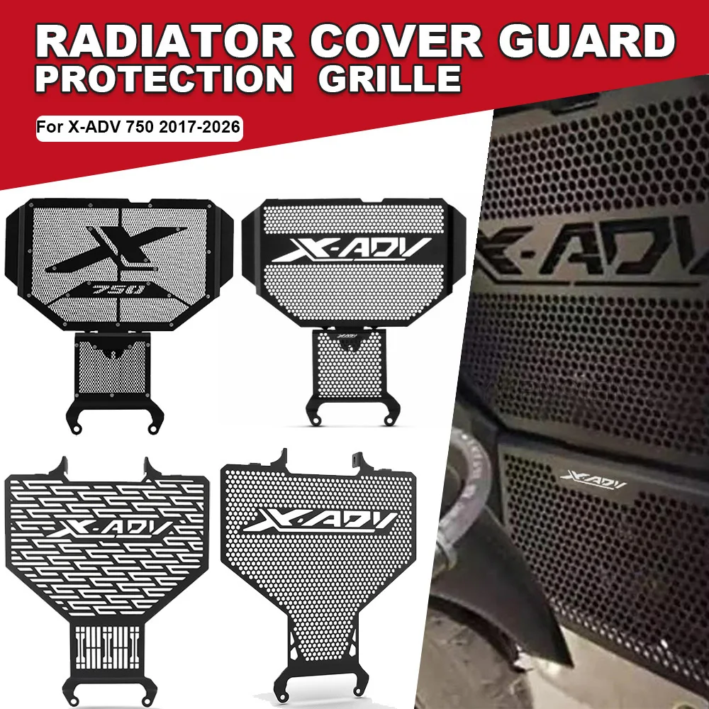 

FOR HONDA XADV 750 Radiator Grille Guard Cover Protector XADV750 X ADV 750 2017-2020 2021 2022 2023 2024 X-ADV 750 2025 2026