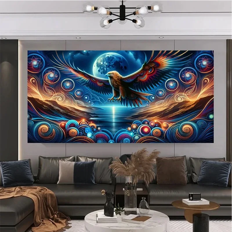 Fantasy Fierce Flying Eagle DIY Diamond Painting New 2025 Full Square Round Diamond Mosaic Embroidery Cross Stitch Home Decor