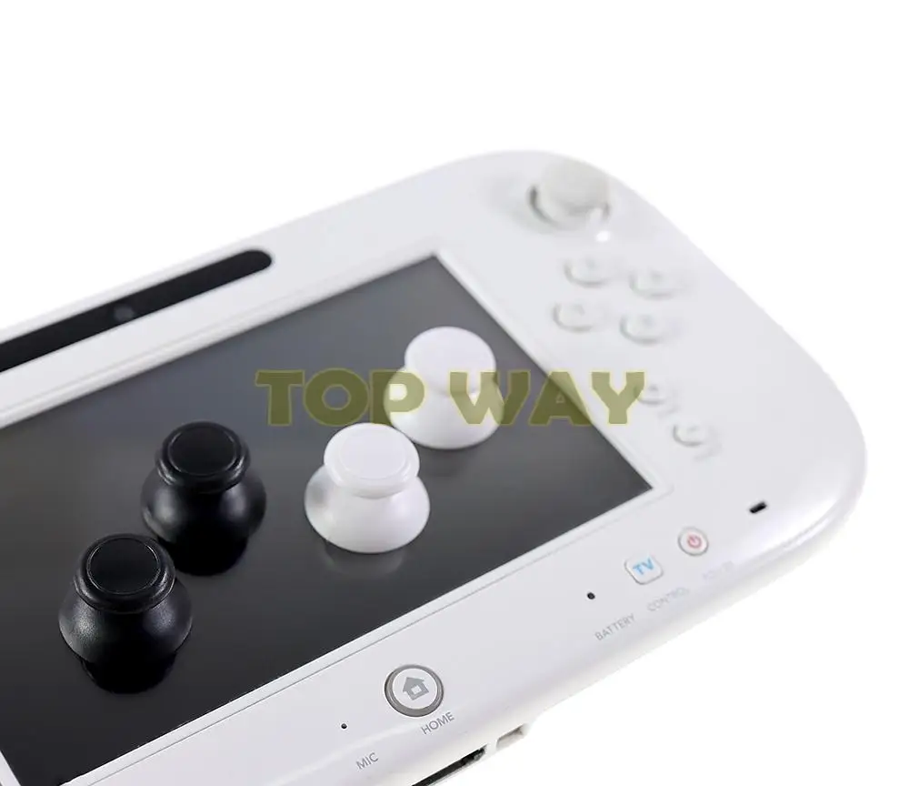 Cubierta analógica 3D de agujero grande para Wii U WiiU Pro Controller, 100 unidades