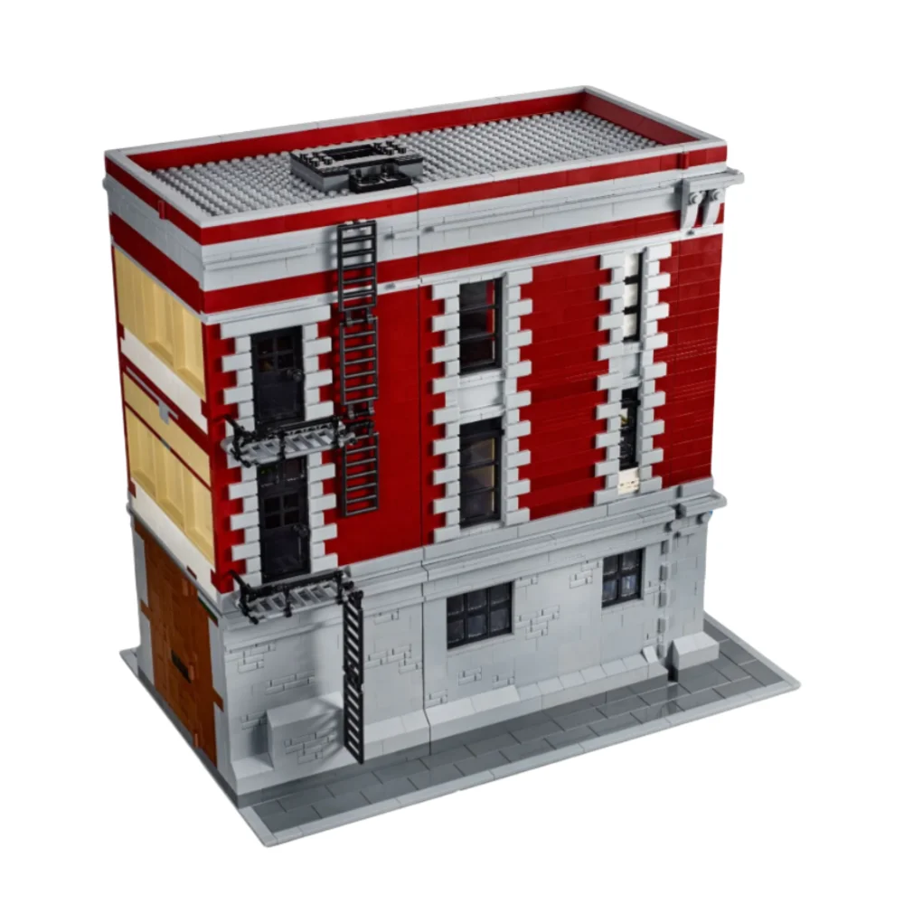 4634 PCS Ghostbusters Firehouse 16001 83001 Hoofdkwartier Bouwstenen Bricks Kit Compatibel 75827 Kerst Verjaardagscadeautjes