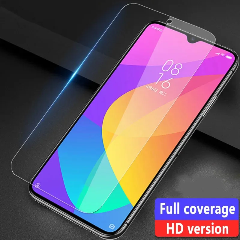 3 Piezas Protector de Pantalla para Xiaomi MI CC9E A3 10 Lite Poco F1 Redmi K30 Pro Ultra 10X 4G K30i 5G Película de Vidrio Templado 2