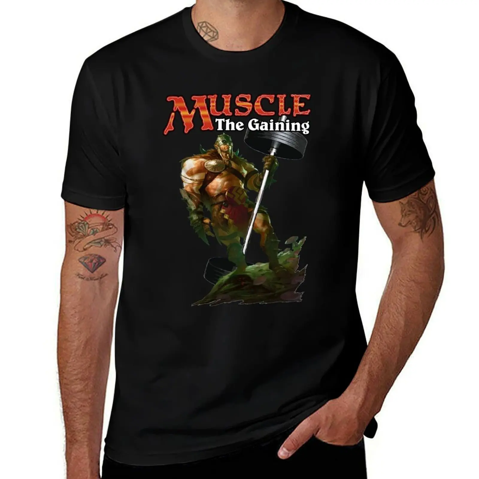 

Muscle The Gaining T-Shirt man t shirt graphic man t shirt designer T-Shirt