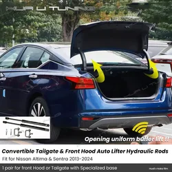 For Nissan Altima & Sentra 2013-2024 Conversion Tailgate Lift Hydraulic Rods Support Front Hood Lever Upgrade Auto Accessories