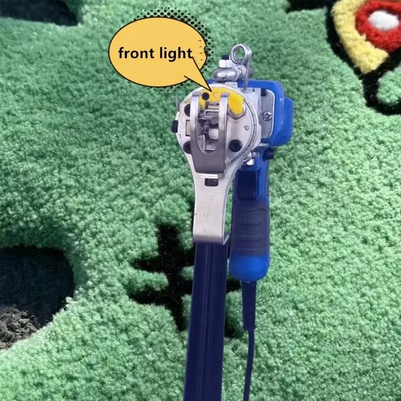 Machine à touffeter électrique 2 en 1, Machine à tisser les tapis, à la main, à poils coupés, touffeté à la main pour tapis