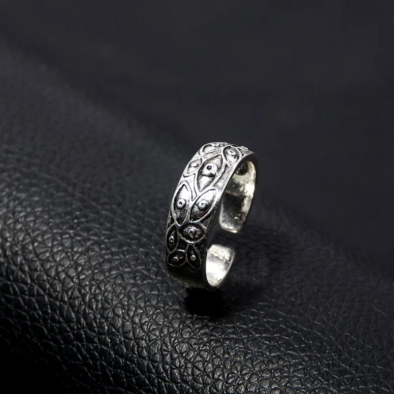 Anime Jujutsu Kaisen Rings Ryomen Sukuna Domain Blue Eyes Devil's Eye Ring Jewelry Opening Adjustable Ring Accessories Gift Toy #4