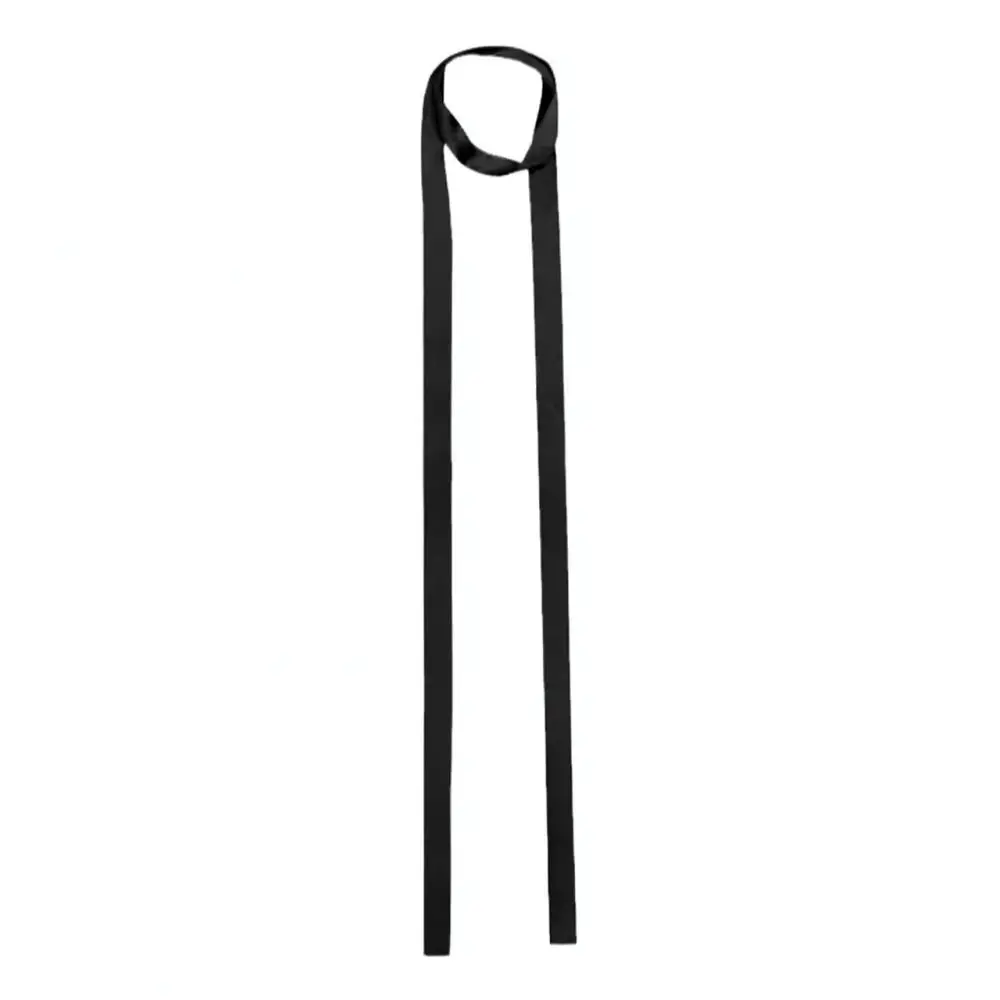 Fashion Long Skinny Scarf Women Silk Feeling Solid Color Ribbon Simple Style For Handbag Decor Elegant Neckerchief Neck Tie Wrap