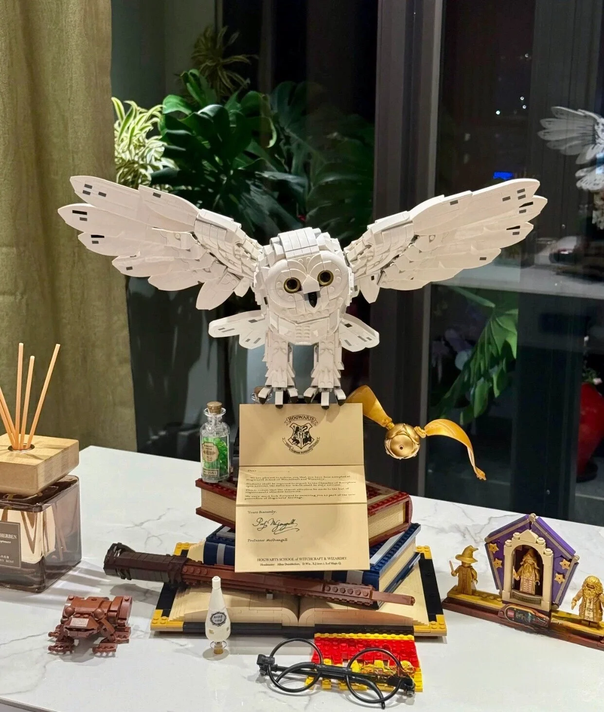 

Украшение дома, детская головоломка, праздничный каленин, Haidiwei, сова, строительные блоки 76391, 699, сборная игрушка, креативная модель