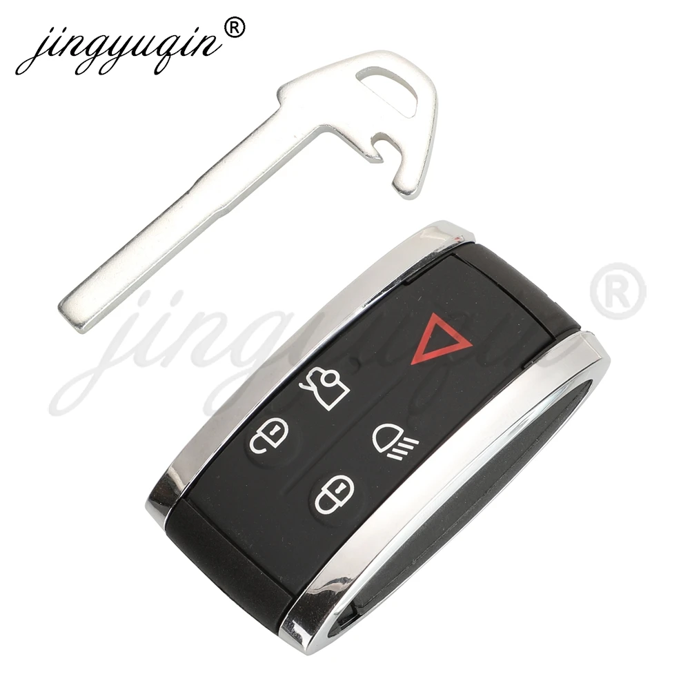 jingyuqin 5 Buttons Smart Car Remote Key Shell For Jaguar XF XFR XK XKR XK8 XJ8 2007 - 2013 Housing Fob Case Replaceme