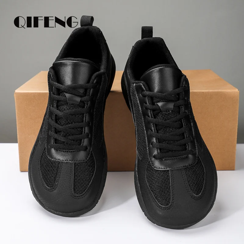 

40-50 Wide Width Mesh Casual Shoes Breathable Mesh Outdoor Trekking Sneakers Flat Walking Footwear Trainers Summer Sport Shoes