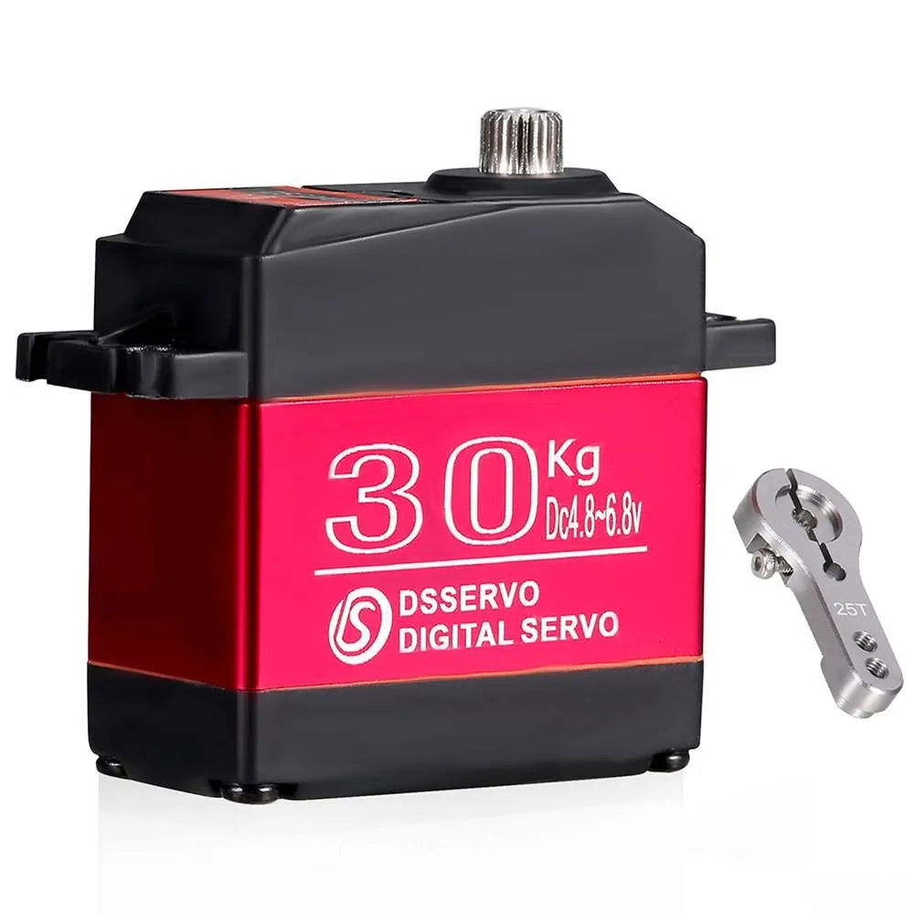 30kg servos ds3230 pro servo digital rc metal aço engrenagem ip66 à prova dip66 água 180/270 graus para 1:8 1:10 1:12 rc carros rastreador robô