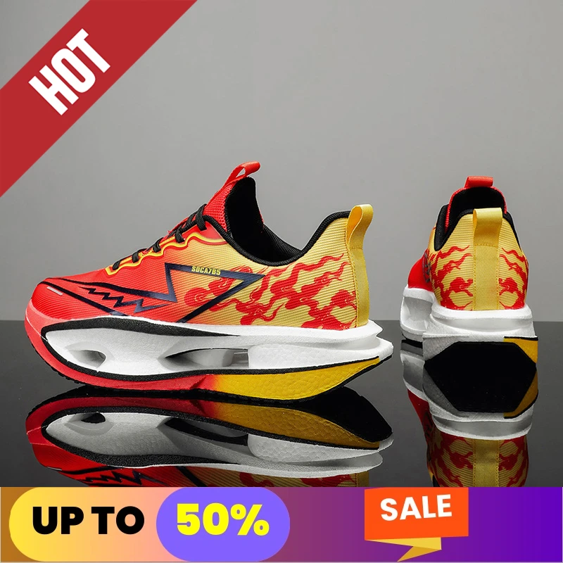 

Running Shoes Casual Carbon Board Marathon Men Sports Lightweight Breathable Women Comfortable Athletic Training Tenis Sneakers