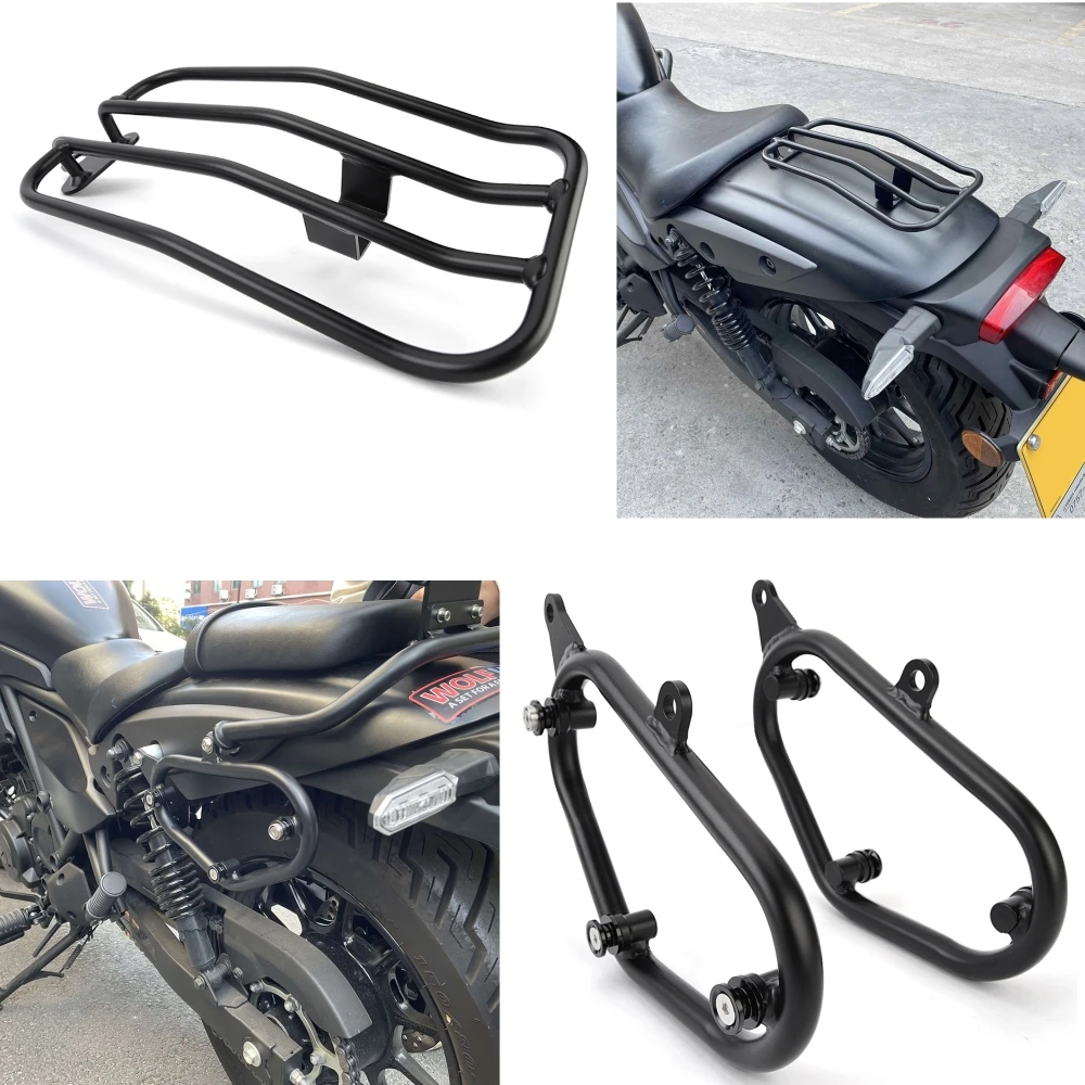 

Saddlebag Support Bracket For Kawasaki Eliminator 500 2024-2025 Side Box Support Frame Bag Rack Side Carrier Bags Holder Bracket