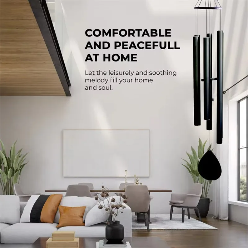 

Hooqu Factory Direct Supply Beautiful Metal Wind Chimes For Garden Outdoor Decoration