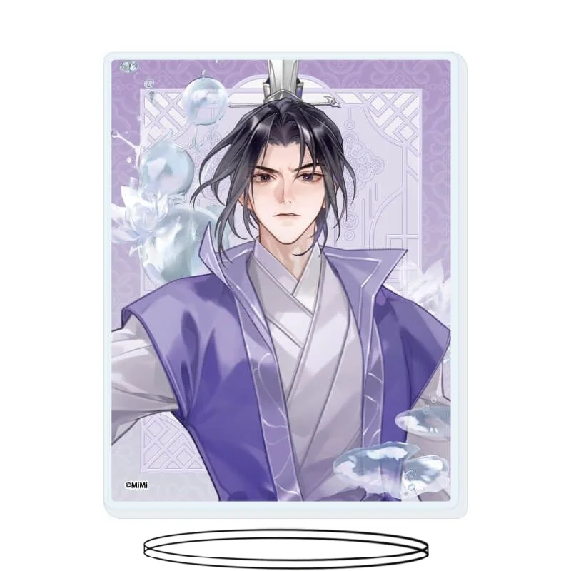 Anime  Grandmaster of Demonic Cultivation：MO DAO ZU SHI Wei Wuxian Rectangle Acrylic Stand Model Plate Keychains Desk Decor