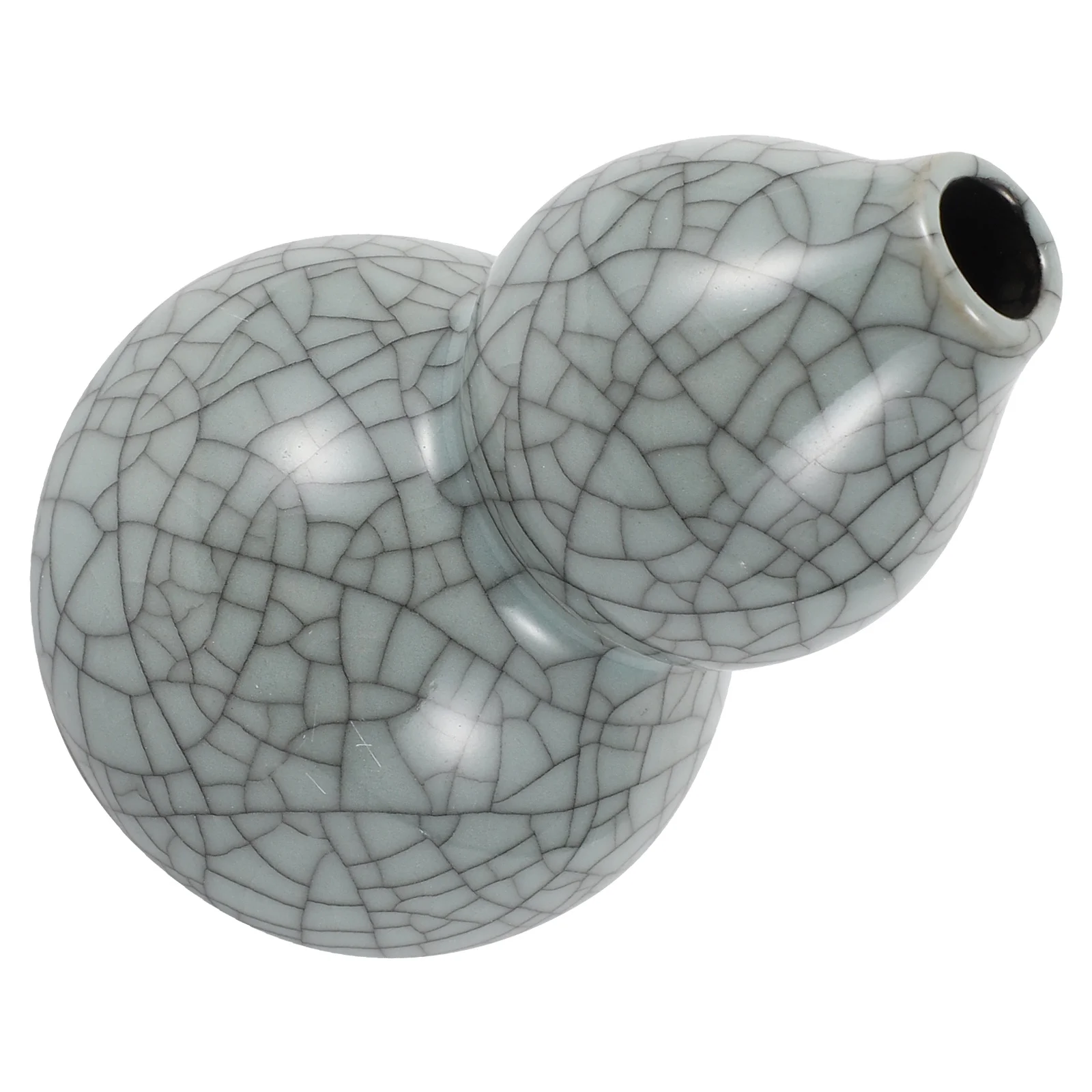 

1Pcs Ceramic Gourd Shape Vase Decorative Flower Arrangement Home Decor Hydroponic Desktop Flower Container Craft Vase