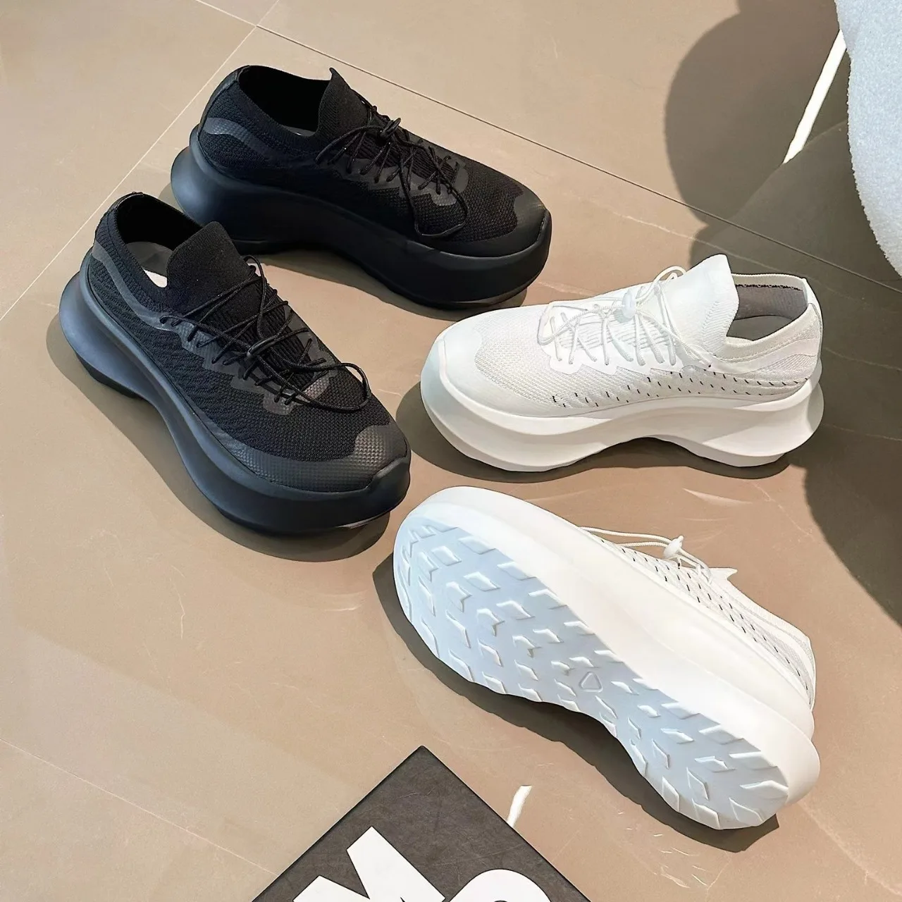 Thick-soled Mesh Dad Shoes Women's 2025 Summer New Sports Muffin Bottom Light Casual Shoes