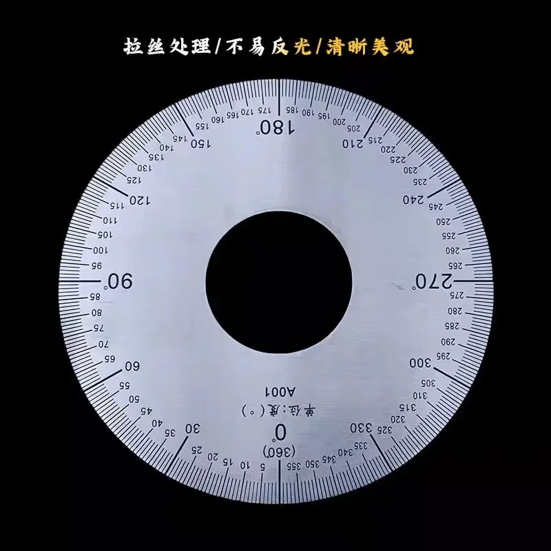 NEW Outer Diameter: 120mm Dial Angle Plate Handwheel Round Tool Bearing Angle Plate 120 # 40 # 2