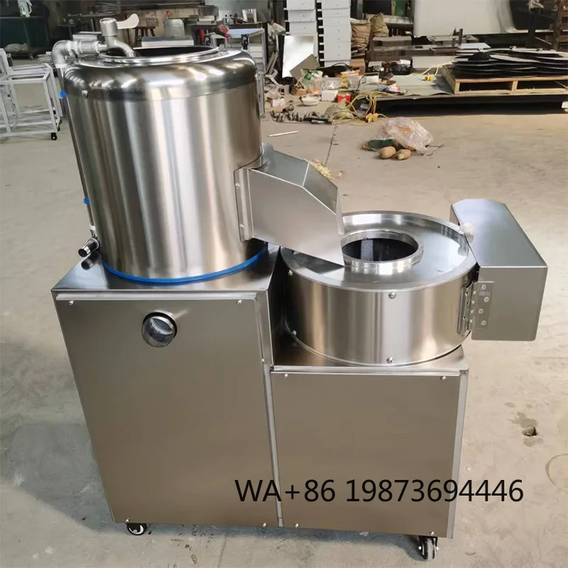 Multifunctional Potato Processing Machine, Washing Peeling Shredding Slicing All-in-One