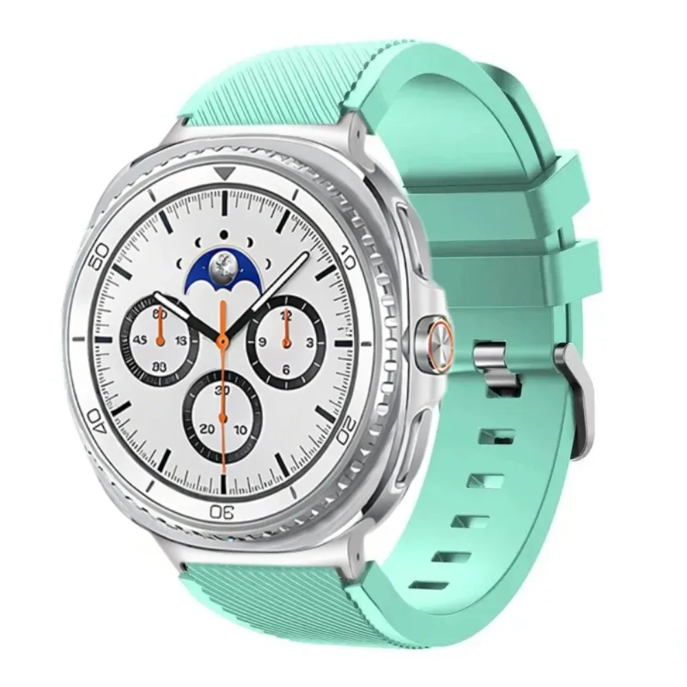 sports soft Silicone Strap For Samsung Galaxy Watch Ultra 2025 47mm breathable band For Samsung Watch 8 40mm 44mm 8 Classic 46mm