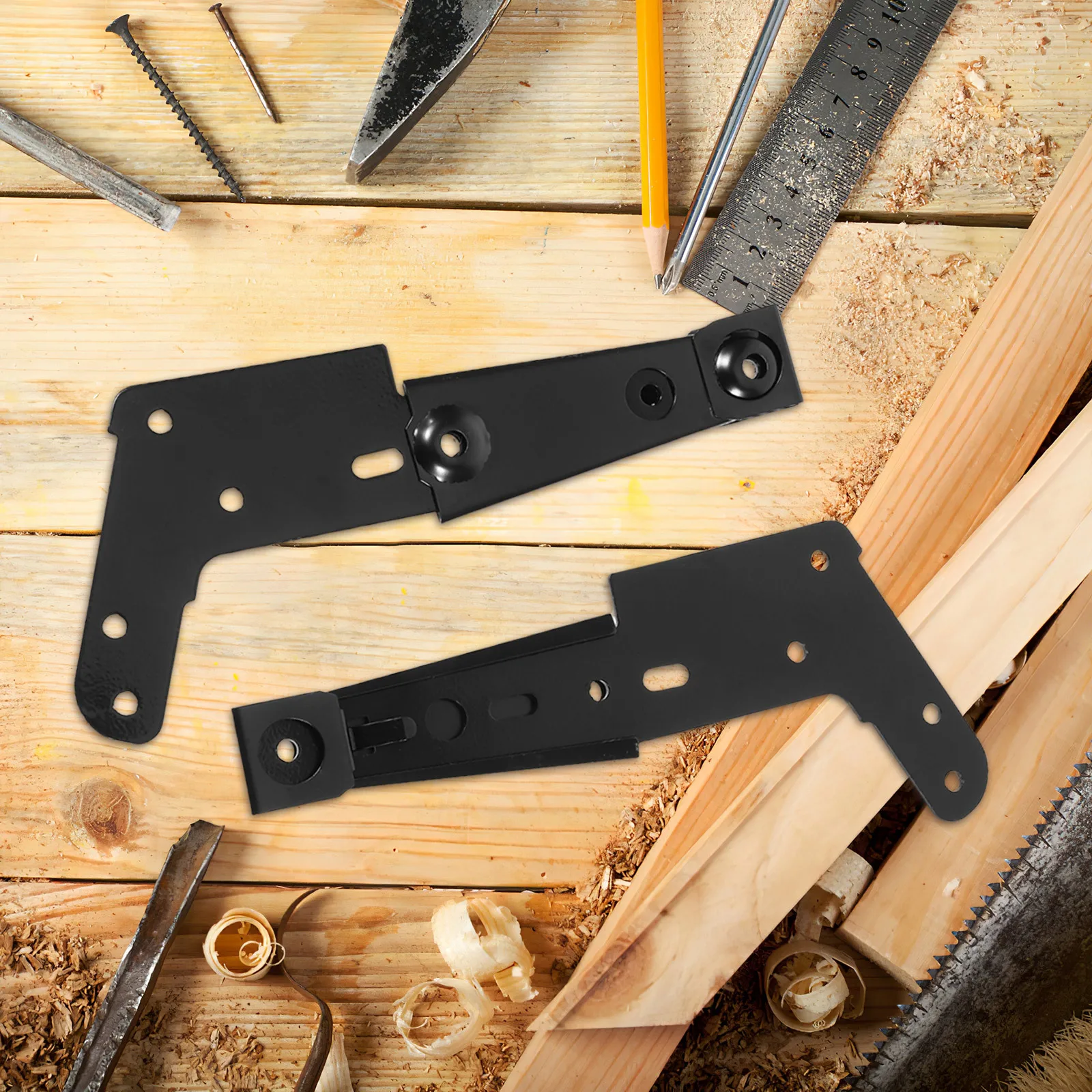 

2Pcs Heavy Duty Metal Sofa Connectors Universal Sectional Furniture Clips for Enhanced Stability and Comfort Modular Sofa Clamps