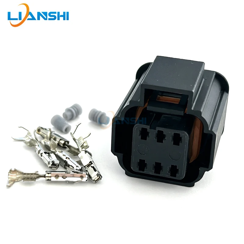 6Pin 805-521 Hirschmann Style Sealed Connector Kit w/Terminals For BMW Throttle Body E46 E90 X5 Harness