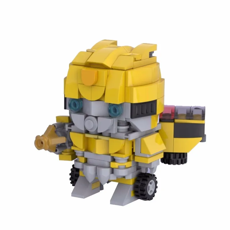 Bricklink MOC Technical Transformation Car Deformation Auto Robot Brickheadz Sets Building Blocks Kid Toys Boys Christmas Gift