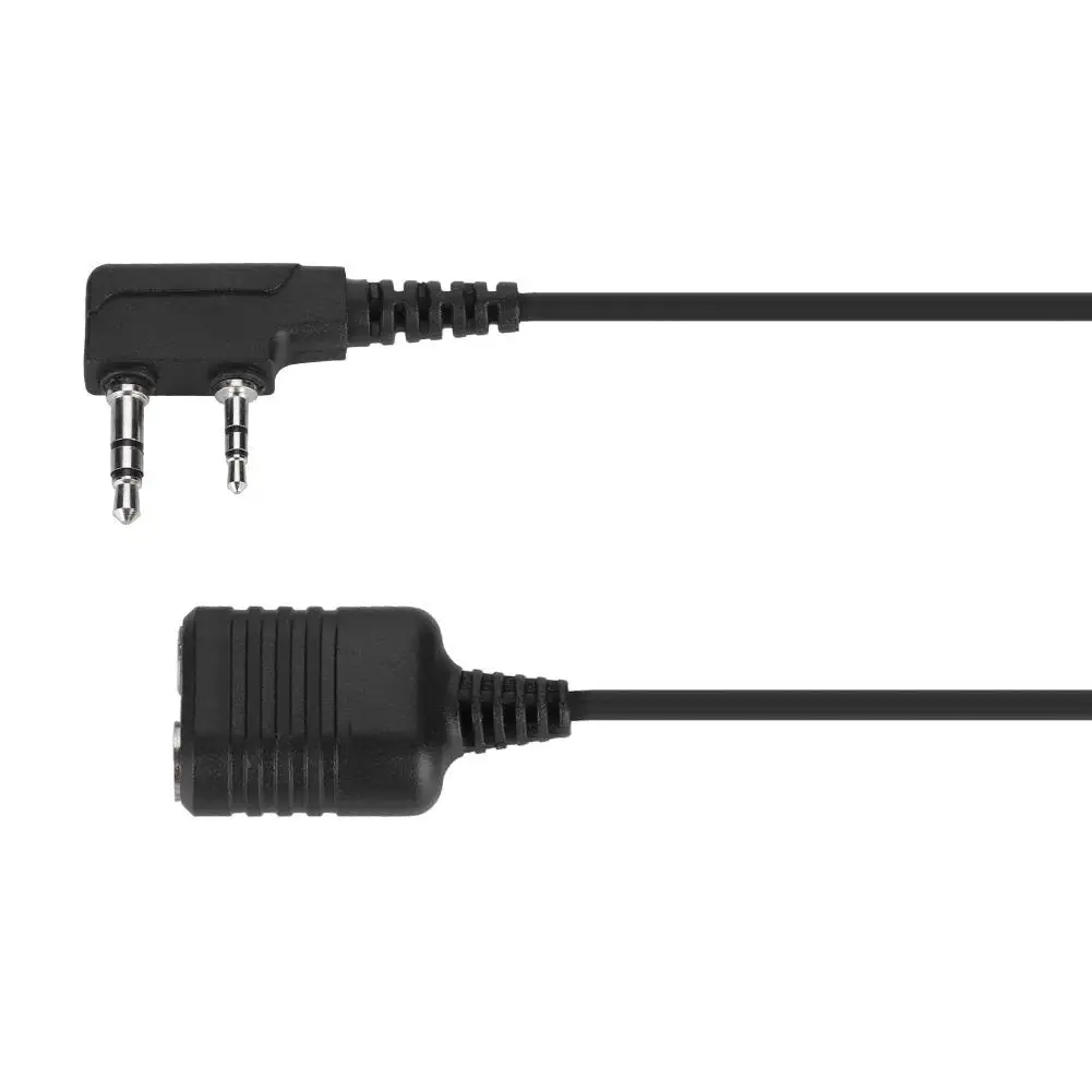 Câble d'extension de casque de microphone talkie walperforé, accessoire de micro à main pour une communication améliorée, tête K à 2 broches