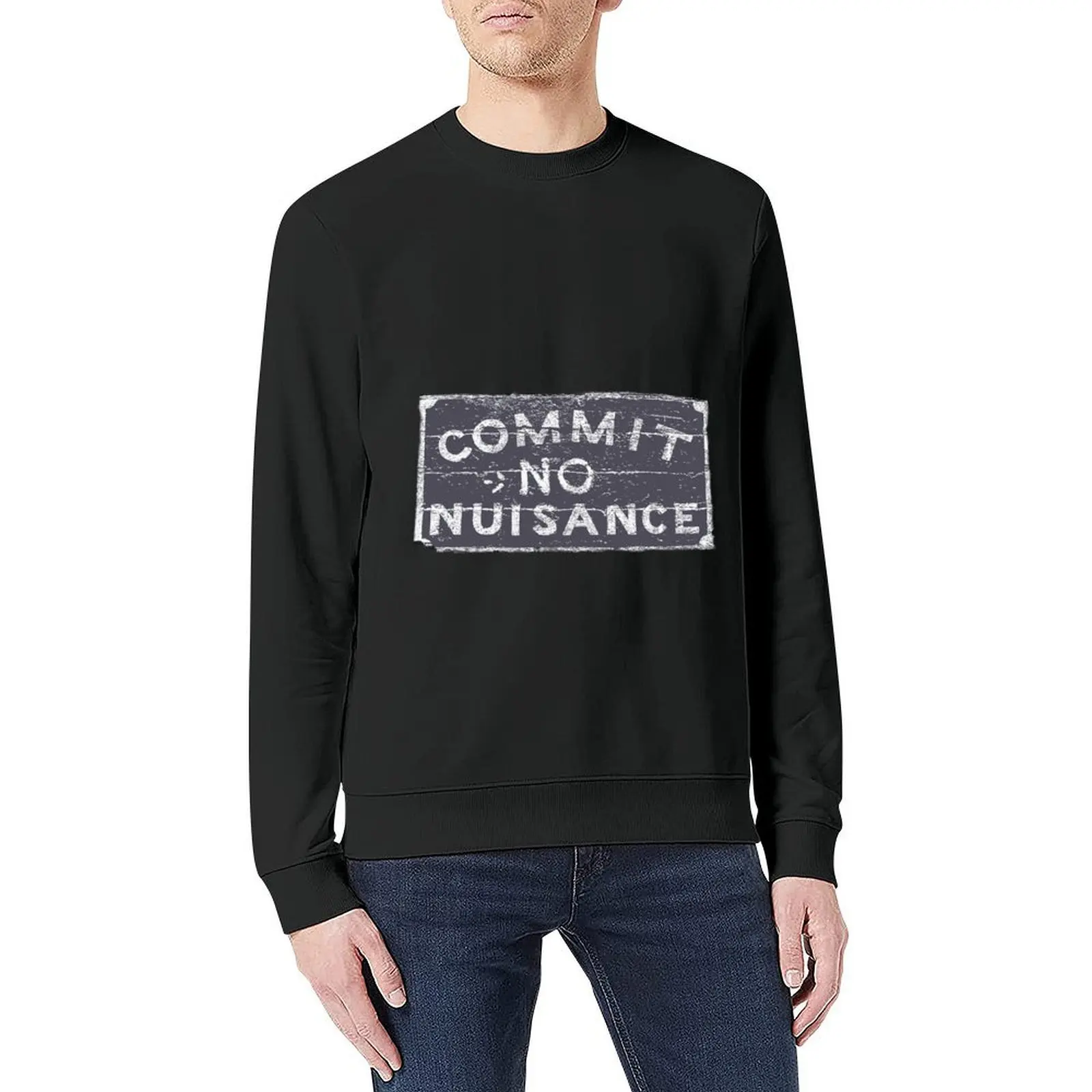 Commit No Nuisance بلوفر رجالي شتوي ملابس جمالية ملابس رياضية ملابس رجالية سويت شيرت رجالي