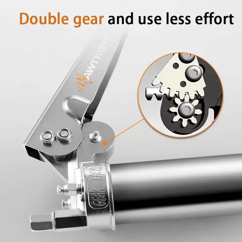 الثقيلة الشحوم بندقية 800cc دليل الشحوم بندقية زبدة مضخة مع قرص شفط لمركبات حفارة التشحيم #4