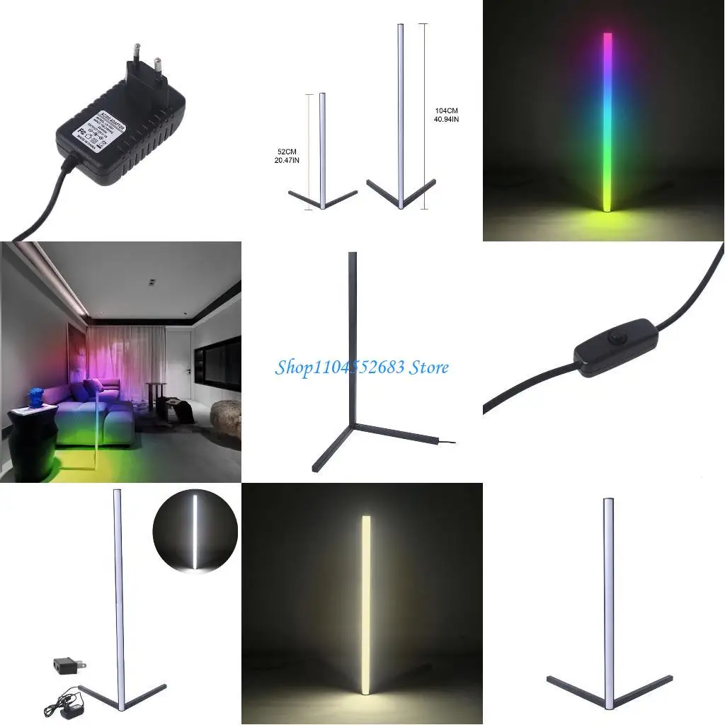 

Y6GD светодиодный угловой торшер RGB торшер с изменением цвета торшер настенный угловой торшер скандинавский угловой светильник