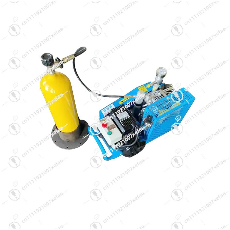 

220 Volt Manual Stop 100 Liters Water Sports Diving 300 Bar 4500 Psi Electric High Pressure Air Pump 4 Cylinder Portable Air