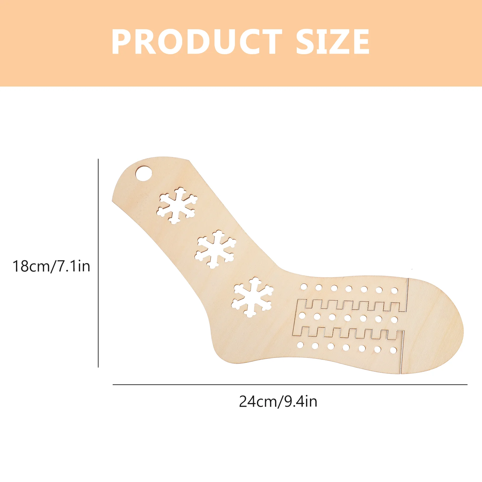 2 Pcs DIY Sock Blockers Crochet Socks Form Knitting Manual Wooden Stocking Molds Tools Models